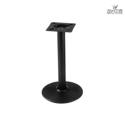 Black commercial metal table legs