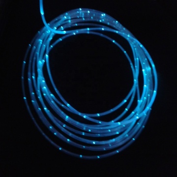 PVC Multi-String Side Emitting Fiber Optic Cable Lighting for Decoration