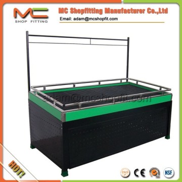 Supermarket promotion metal Adjustable Fruit and Vegetable Racks