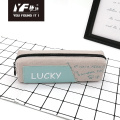 Custom school style cute lucky canvas pencil case