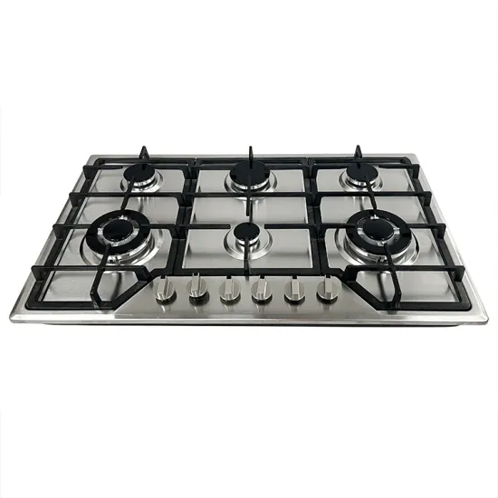 Wholesale High-Quality Stainless Steel Gas Stove with 6 Burner Plates