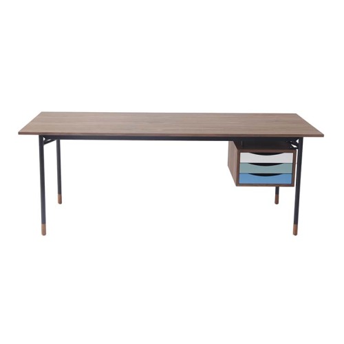 Modern Finn Juhl nyhavn desk with drawers