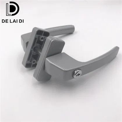 Aluminum sliding door handles lever zinc alloy handle & knob hardware