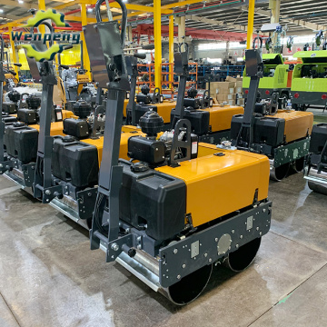 Mini Roller 600kg Walk Behind Double Drum Roller