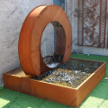 Garden Steel Water Fountain Out door garden water feature Manufactory