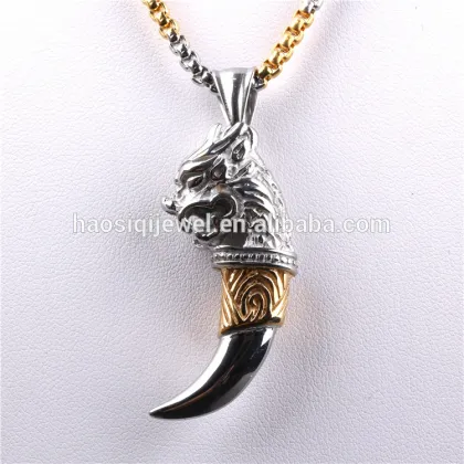 good quality stainless steel necklace pendant gold chain necklace jewelry