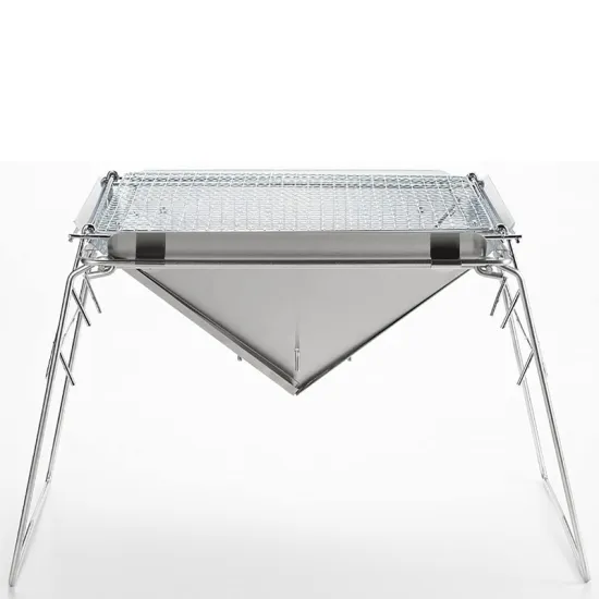 Portable Folding BBQ Grill Rack for Outdoor Camping Hiking Picnics Charcoal Grill Not Coated