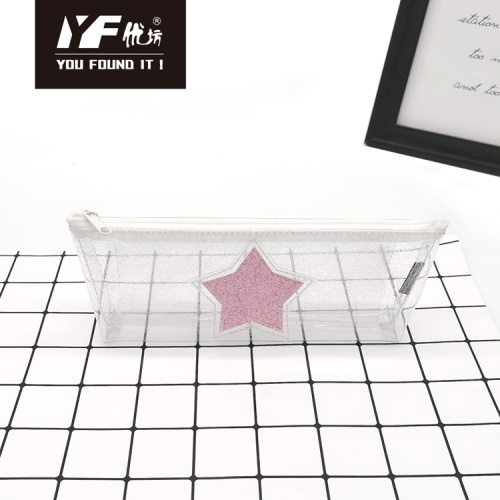 New Pencil Box Simple star pattern cute PVC pencil case Factory