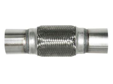 2 1/2" Exhaust Flex Pipe 2.5 x 6" Heavy Duty Steel 10"L