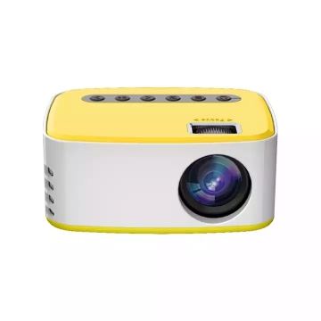 Proyector de teléfono inalámbrico T20 Mini: LED portátil 400 Lumens HD 1080p Dispositivo de cine en casa