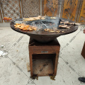أعلى مبيعات Corten Steel Fire Pit Barbecue Barbecue