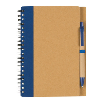 Custom Kraft Paper Cover Travelers Notebook, Sticky Notes, Class Spiral Note Book Set mit Papierballpoint Pen