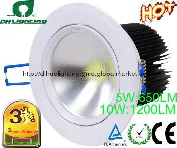 5w led ceiling lighting