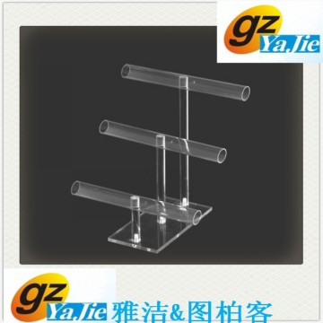 transparent acrylic floor jewelry display stand