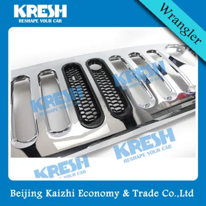 chrome grille ring chrome grille ring for Jeep wrangler JK and accessories for Jeep wrangler JK