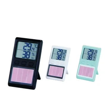 Indoor Temperature & Humidity Controller with Hygrometer, Thermometer, Weather Station, and Alarm Clock
