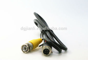 4 PIN aviation plug to BNC extension cable