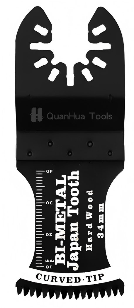 Dent japonaise courbée bimétallique