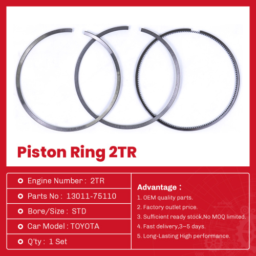 Toyota Diesel Engine 2TR Rings 13011-75110