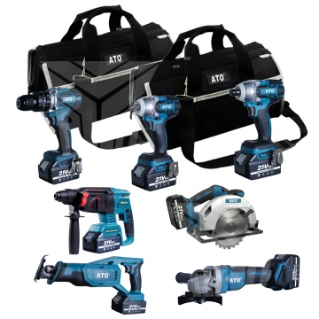 ATO Power Tools CB2007 7-in-1 21V Cordless Combo Kit