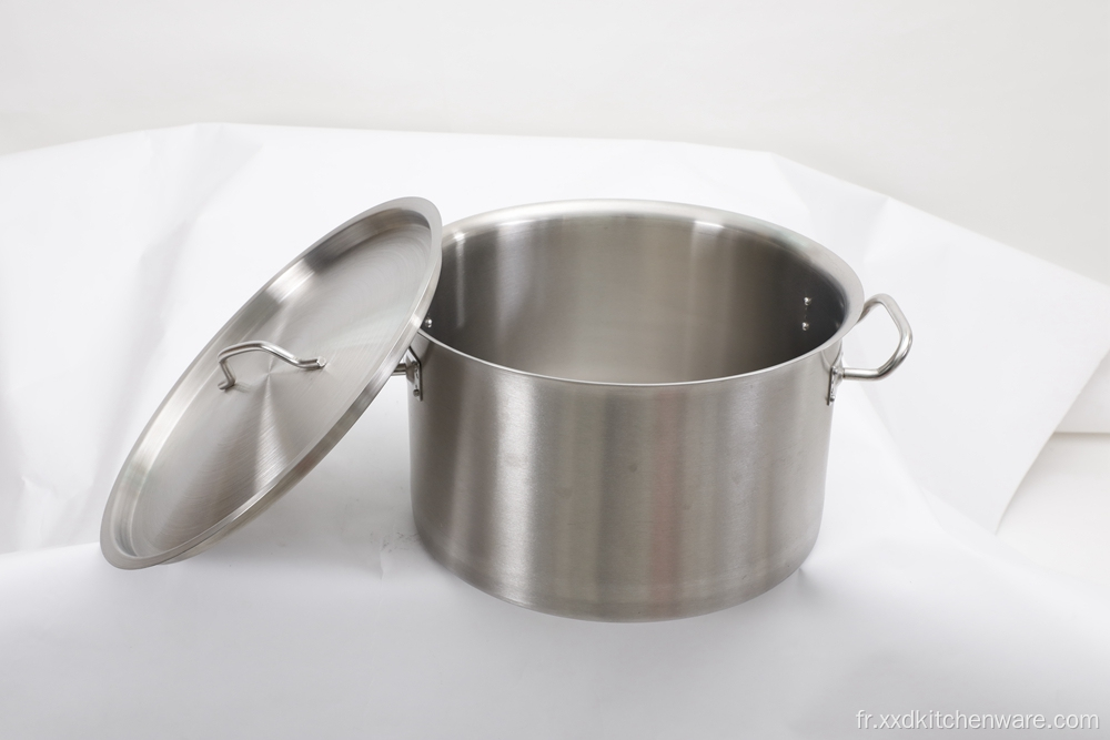 Stockpot en acier inoxydable durable