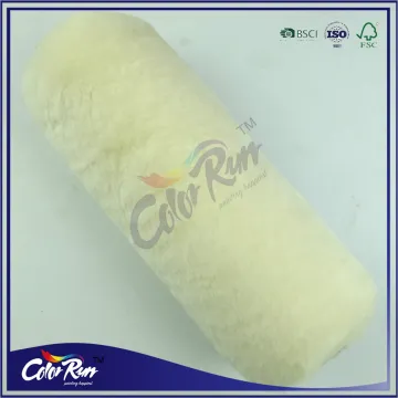 ColorRun Austrilian high quality natural sheepskin 9inch paint roller brushes