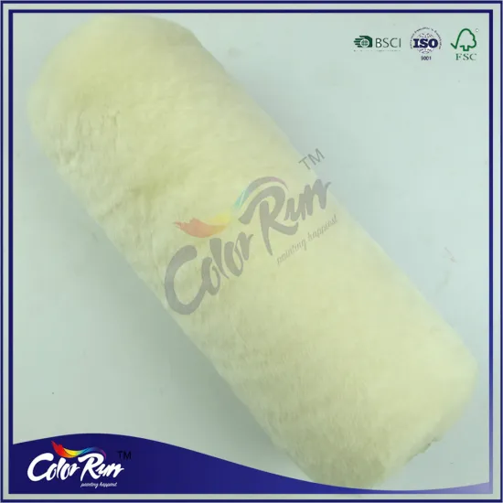 ColorRun Austrilian high quality natural sheepskin 9inch paint roller brushes