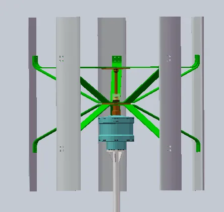 New energy green non polluting small vertical axis 300W wind power generator