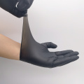 Guanti di nitrile neri 6mil