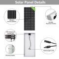 Módulo PV Monocristalino Silício 195W Painel solar