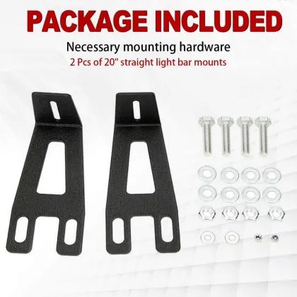 Dodge Ram 2003-2014 20 Inch LED Light Bar Bumper Mount Bracket