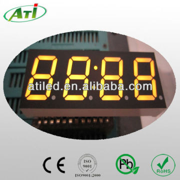 7 segment digital led display 4 digit 0.56 inch orange color