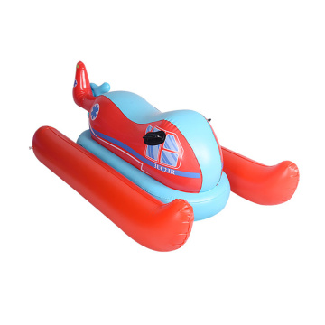 پول فلوٹی پر 2022 Kiddie inflatable ہوائی جہاز سواری