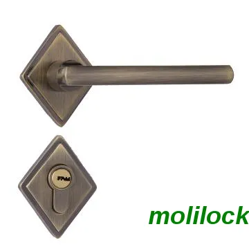 Antique Brass Handle Door Lock