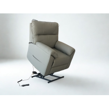 Massagem Aquecedora Multifuncional Lifting Riser Couro Cinza