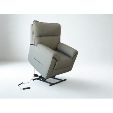 Massagem Aquecedora Multifuncional Lifting Riser Couro Cinza