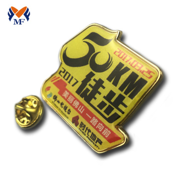 Newest Sports 50km Walk Metal Pin Badge