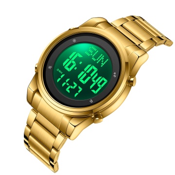 SANDA 6160 Fashion Sports Watch - Gold Silver Waterproof Quartz Digital Clock Relogio Masculino