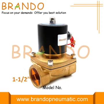 2W400-40 UW-40 1-1/2'' Electric Diaphragm Brass Water Solenoid Valve