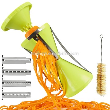 4 blade small spiralr noodle makeing machine spiralizer veggies vegetable cutter slice