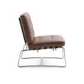 Chaise de loisirs de bureau de salon en cuir confortable