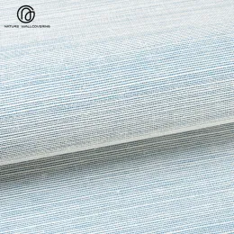 Light Blue Sisal Wallpaper SS802 Natural Handmade Texture