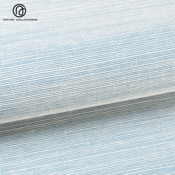 Papier peint en sisal bleu clair SS802 Texture naturelle faite à la main