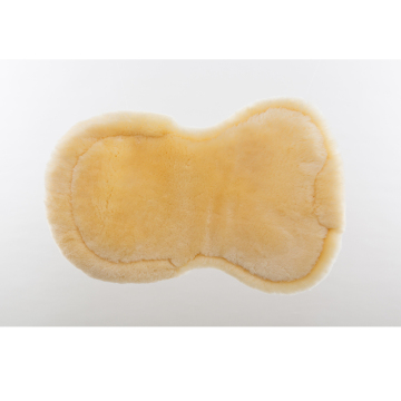 Transparent gel pad with complete original sheepskin-Large