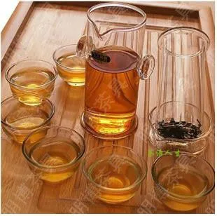 double glass tea cup