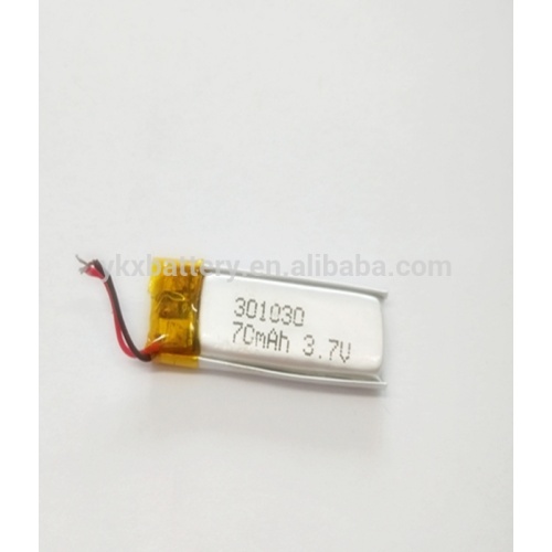 Oem Rechargeable 3.7V 70Mah Li-Polymer Battery