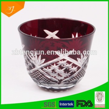 custom color shot glass,color shot glass with hand carving
