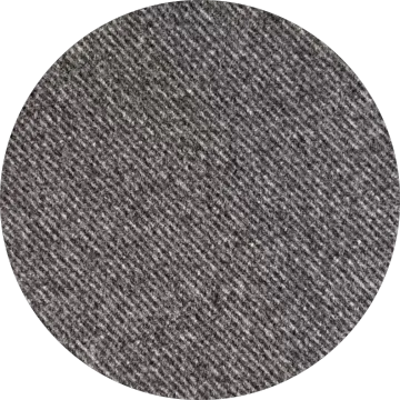 Needle punched wool polyester fabric