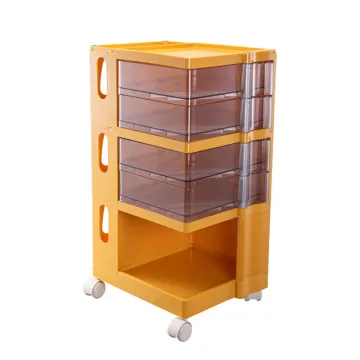 Multicolor Movable Storage Cabinet for Home and Office
