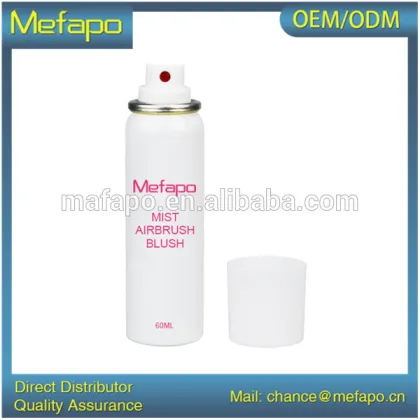 Aerosol Cosmetic Blush Mist Blush Spray Blush Makeup                        
                                                Quality Choice
